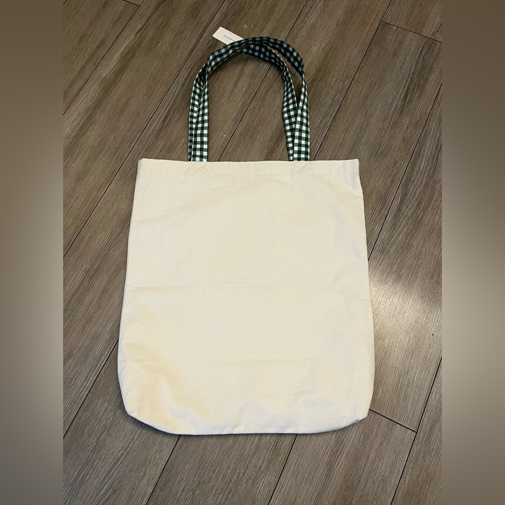 Anthropologie Beaded Canvas Tote Bag NWT - Picture 2 of 4